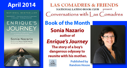 April 2014: Sonia Nazario, author of Enrique's Journey, published by Random House