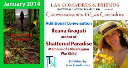 January 2014 Ileana Araguti author of Shattered Paradise published by New Trends Press